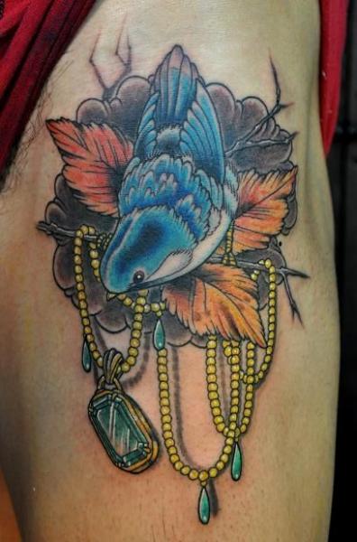 Arm Bird Tattoo by Detroit Diesel Tattoo