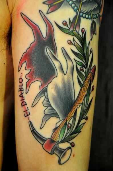 Arm Fantasy Tattoo by Detroit Diesel Tattoo