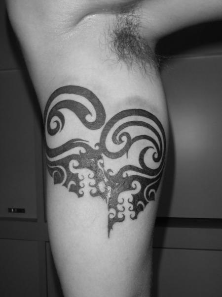 Arm Tribal Tattoo by Fact Tattoo