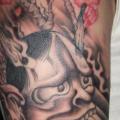 Shoulder Japanese Demon tattoo by Fact Tattoo