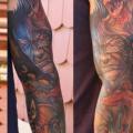 tatuaggio Braccio Fantasy Mostri di Artifex Tattoo