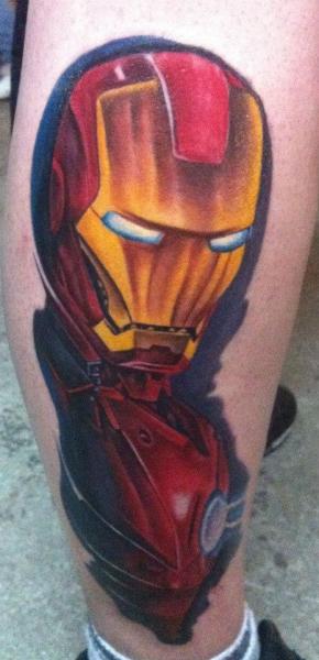 Tatuaje Fantasy Héroe Ironman por Artifex Tattoo