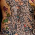 tatuaje Japoneses Buda Espalda Carpa Culo por Horiyasu Tattoo