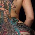 Japanese Back Butt tattoo by Horiyasu Tattoo