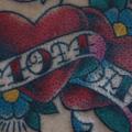 Heart Lettering tattoo by Inkrat Tattoo