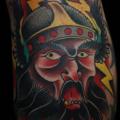 Old School Warrior tattoo by Inkrat Tattoo