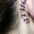 Lettering Head Fonts tattoo by Koji Tattoo