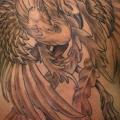 Back Phoenix tattoo by Last Gate Tattoo