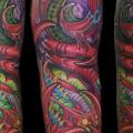 Shoulder Arm Fantasy tattoo by Last Gate Tattoo