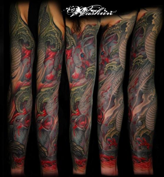 Tatuaggio Manica di Last Gate Tattoo