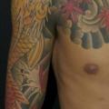 Shoulder Chest Japanese Dragon tattoo by Ryus Design Tattoo
