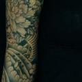 Japanese Sleeve tattoo by Ryus Design Tattoo
