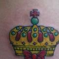 Crown Thigh tattoo by Shimokita Ink