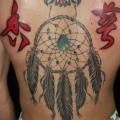 Back Dreamcatcher tattoo by South Dragon Tattoo