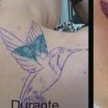 tatuaje Espalda Pájaro Cover-up por Brasil Tatuagem
