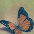 Realistische Schmetterling 3d tattoo von Brasil Tatuagem