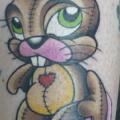 Fantasie Bein Charakter Hase tattoo von Art n Style