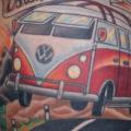 tatuaje Pierna Volkswagen por Art n Style