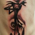 Side Tim Burton tattoo by Art n Style