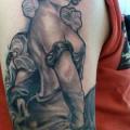 Arm Realistic Women tattoo by Leds Tattoo