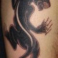 Arm Old School Panther tattoo von Tattoo Studio Shangri-La