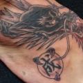 Fuß Japanische Drachen tattoo von Tattoo Studio Shangri-La