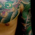 Shoulder Arm Chest Japanese Dragon tattoo by Tattoo HM