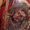 Shoulder Japanese Demon tattoo by Wizdom Tattoo