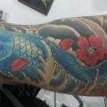 Arm Japanese Carp tattoo by Tattoo Br