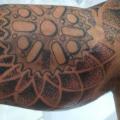 Schulter Arm Getriebe Dotwork tattoo von Tattoo Br