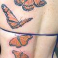 Realistic Back Butterfly tattoo by Tattoo Br