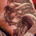 Old School Nacken Panther tattoo von Tattoo Loyalty