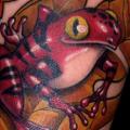 Arm Frosch tattoo von Nico Tattoo Crew