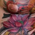 Brust Seite Drachen Bauch tattoo von Nico Tattoo Crew