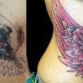 Side Wings Cover-up tattoo by Nico Tattoo Crew