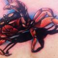 Brust Krabbe tattoo von Sake Tattoo Crew