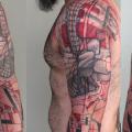Fantasie Sleeve tattoo von Sake Tattoo Crew