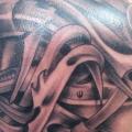 Shoulder Biomechanical tattoo by Baltic Tattoo