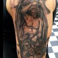 Schulter Fantasie Engel tattoo von Baltic Tattoo