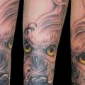 Arm Owl tattoo by Medusa Tattoo