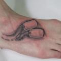 Fuß Soldaten 3d tattoo von Tattoo Resolution