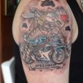 Shoulder Fantasy Mosquito tattoo by Tattoo Stingray