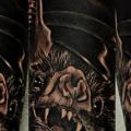 Realistic Bat tattoo by Upstream Tattoo