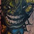 tatuaje Hombro Fantasy Hulk por Upstream Tattoo