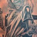 tatuaggio Spalla Fantasy Iron Maiden di Upstream Tattoo