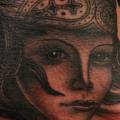tatuaje Old School Mujer Mano por All Star Ink Tattoos