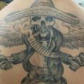 Fantasy Back Skeleton tattoo by Tattoo Zoo