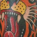 tatuaggio Old School Tigre di Ace Of Sword Tattoo