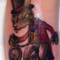 tatuaggio Fantasy Gamba Coniglio di Bloody Ink