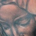 Brust Madonna tattoo von Bloody Ink